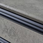 石目柄モダンカウンター (引き出しタイプ 幅117cm グレー) 9枚目画像