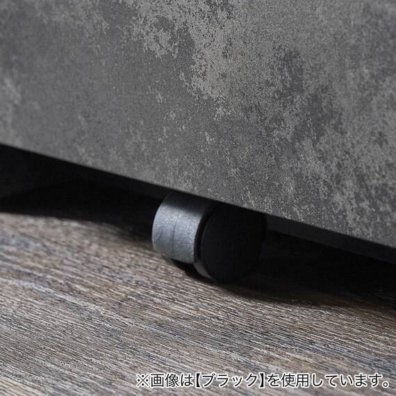 石目柄モダンカウンター (家電収納タイプ 幅157.5cm グレー) 17枚目画像