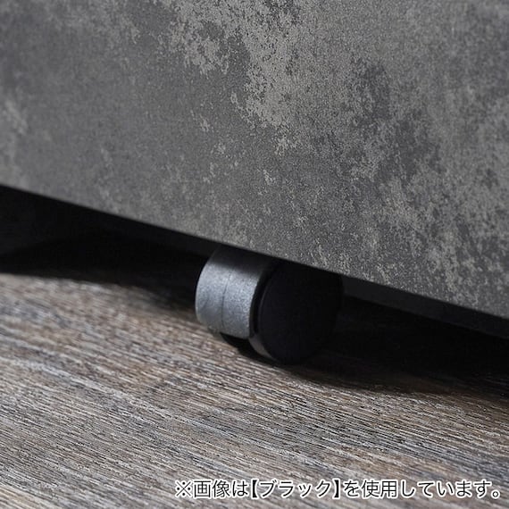 石目柄モダンカウンター (家電収納タイプ 幅157.5cm グレー) 17枚目画像