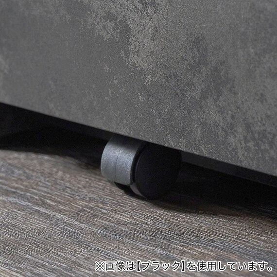 石目柄モダンカウンター (引き出しタイプ 幅157.5cm グレー) 13枚目画像