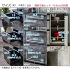 石目柄モダンカウンター (引き出しタイプ 幅157.5cm グレー) 15枚目画像