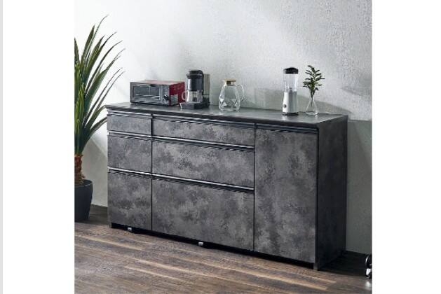 黒板付き　収納家具 ｶｳﾝﾀｰｸﾗｰﾄﾞﾋｷﾀﾞｼ160BK | ニトリネット【公式】 家具・インテリア通販