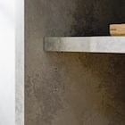 石目柄モダンカウンター (オープンタイプ 幅60cm グレー) 6枚目画像