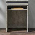 石目柄モダンカウンター (オープンタイプ 幅60cm グレー) 9枚目画像