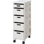 桐製野菜庫(VG79-25 5段浅型 WW) 1枚目画像