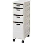 桐製野菜庫(VG79-25 4段深型 WW) 1枚目画像