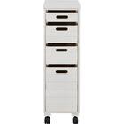 桐製野菜庫(VG79-25 4段深型 WW) 2枚目画像