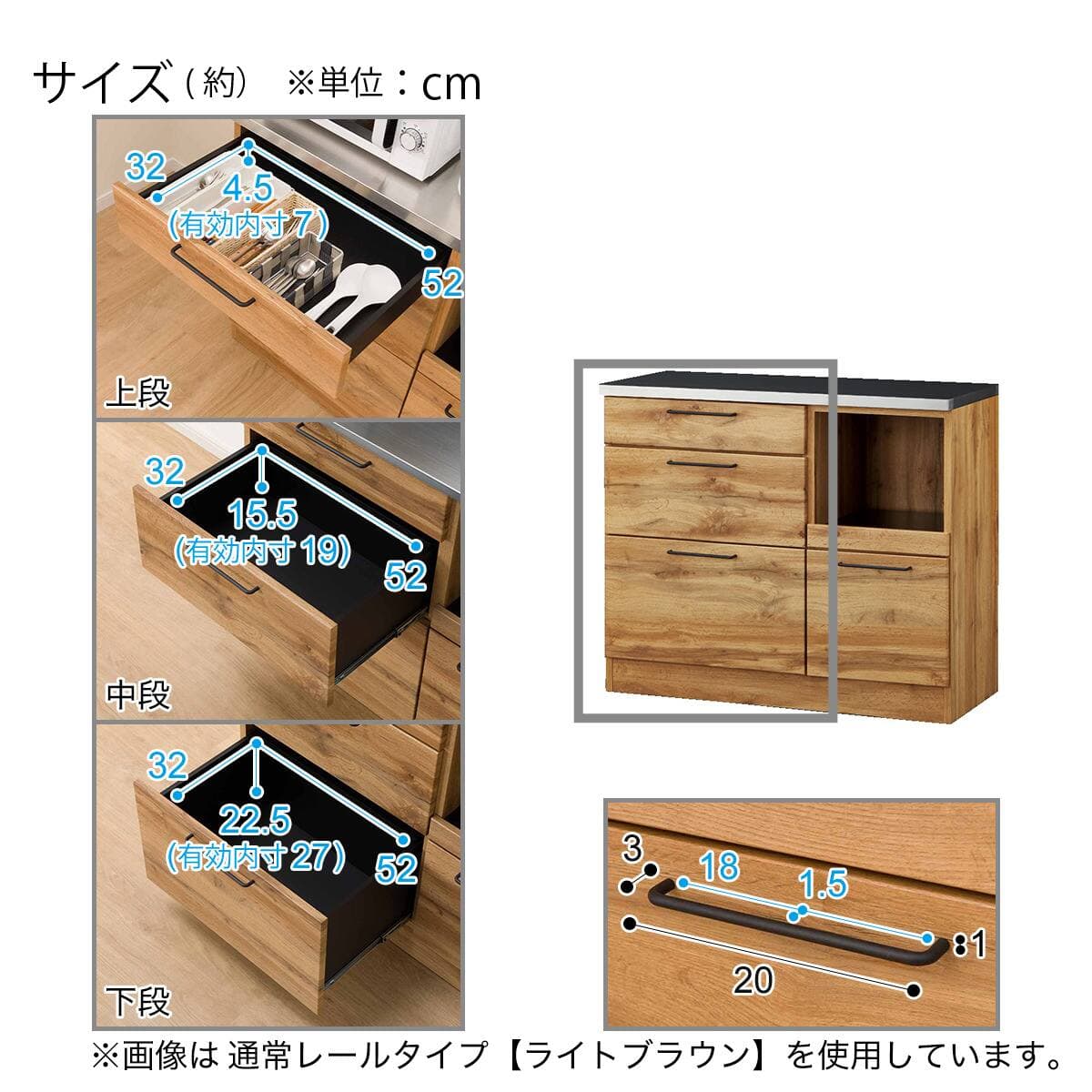 ニトリ キッチンカウンター キッチンカウンター(アルミナ2 120CT SI) | ニトリネット【公式】 家具
