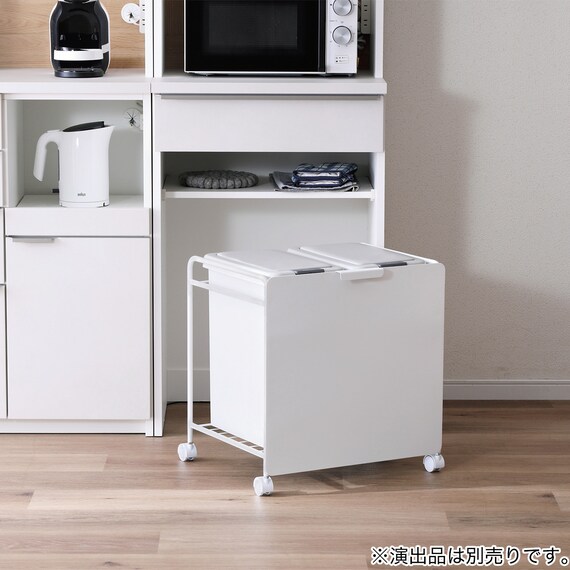 ダストワゴン(SV 26Lペール2個付きWH) 1枚目画像