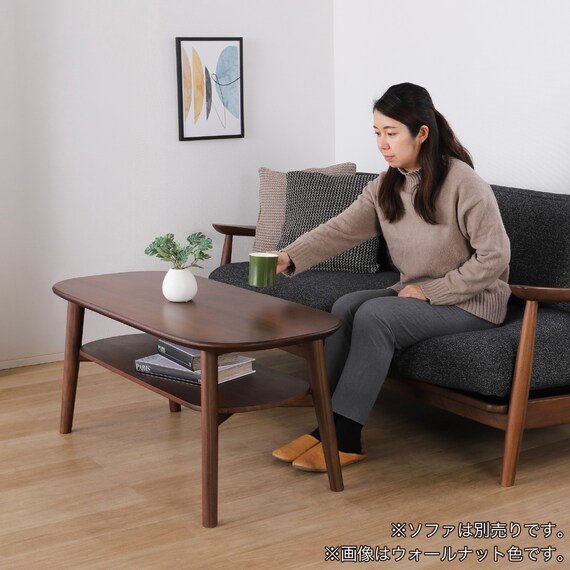 リビングテーブル(ソル 幅120cm OAK-LBR)【島忠ホームズ商品】 12枚目画像