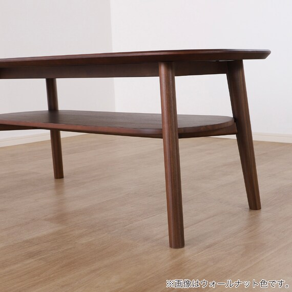 リビングテーブル(ソル 幅120cm WN-MBR)【島忠ホームズ商品】 5枚目画像