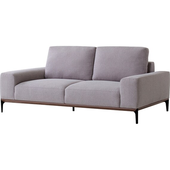 3人掛けソファ 布張りタイプ (SA01 LGY) 2枚目画像