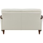 2人掛けワイドソファ 本革(一部合成皮革)タイプ (YK01 LGY) 6枚目画像