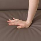 2人掛けワイドソファ 本革(一部合成皮革)タイプ (YK01 DGY) 11枚目画像