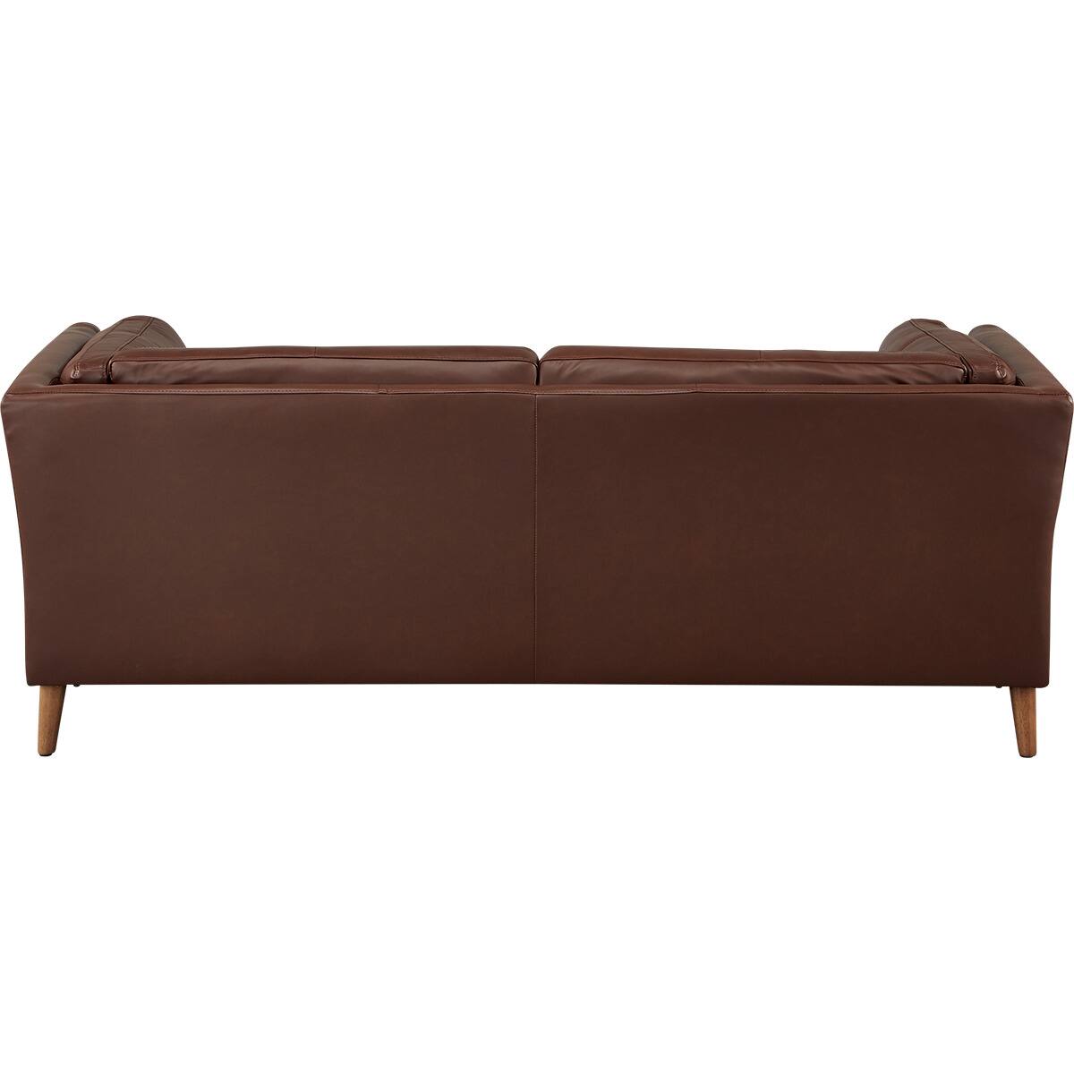 ニトリ 3人掛けソファ 幅190×奥行90×高さ92cm 3P SOFA WALL2 LEATHER DBR ダークブラウン 家具 長椅子 ソファー NITORI 苫小牧西店 ニトリ（NITORI） 3人掛けソファ 布張りタイプ (PD02-2 DBR) : ニトリ