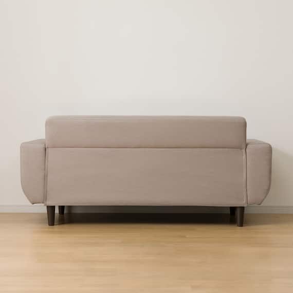 2人掛けコンパクトソファ 布張りタイプ (CX01 BE) 8枚目画像