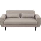 2人掛けコンパクトソファ 布張りタイプ (CX01 BE) 10枚目画像