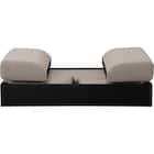 2人掛けコンパクトソファ 布張りタイプ (CX01 BE) 15枚目画像