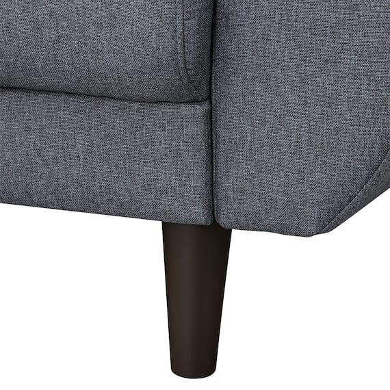 2人掛けコンパクトソファ 布張りタイプ (CX01 GY) 11枚目画像