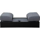 2人掛けコンパクトソファ 布張りタイプ (CX01 GY) 14枚目画像