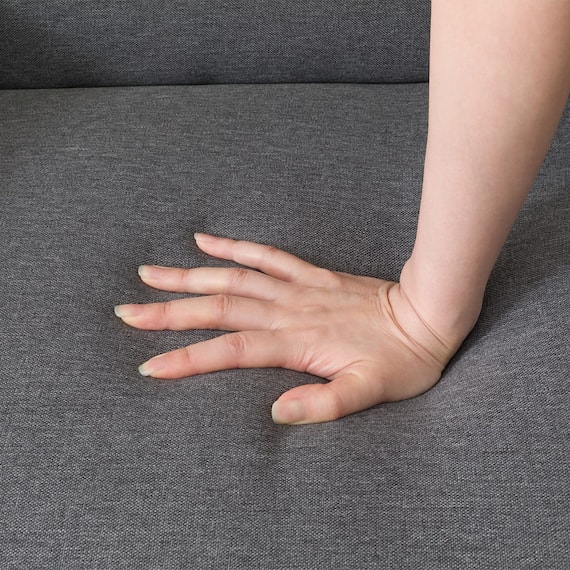 2人掛けコンパクトソファ 布張りタイプ (CX01 GY) 16枚目画像