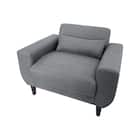 1人掛けコンパクトソファ 布張りタイプ (CX01 GY) 7枚目画像