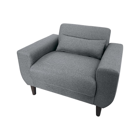 1人掛けコンパクトソファ 布張りタイプ (CX01 GY) 7枚目画像