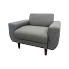 1人掛けコンパクトソファ 布張りタイプ (CX01 GY) 9枚目画像