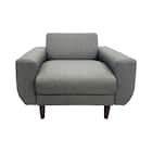 1人掛けコンパクトソファ 布張りタイプ (CX01 GY) 10枚目画像