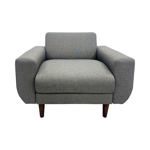 1人掛けコンパクトソファ 布張りタイプ (CX01 GY) 10枚目画像