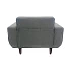 1人掛けコンパクトソファ 布張りタイプ (CX01 GY) 12枚目画像