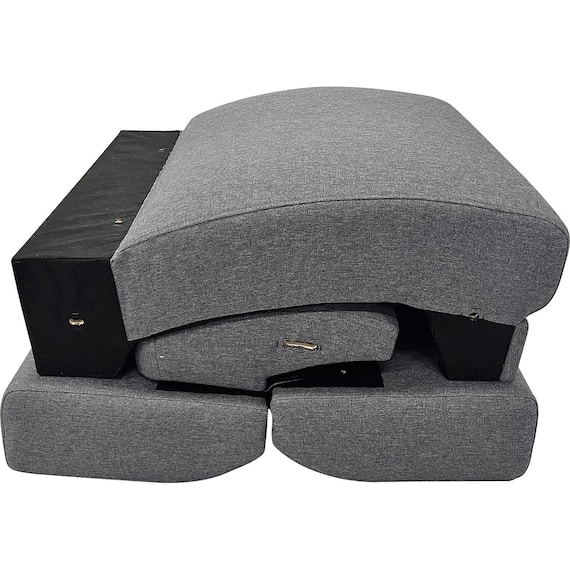 1人掛けコンパクトソファ 布張りタイプ (CX01 GY) 13枚目画像