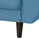 2人掛けコンパクトソファ 布張りタイプ (CX01 BL) 4枚目画像