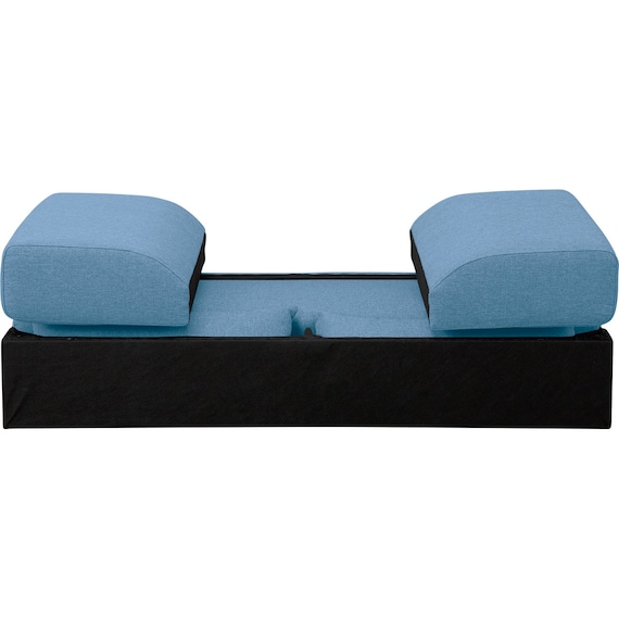 2人掛けコンパクトソファ 布張りタイプ (CX01 BL) 14枚目画像