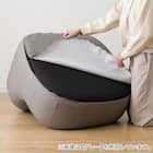 【カバーが洗える 1人掛けふわもちソファ専用】カバー (MO) 6枚目画像