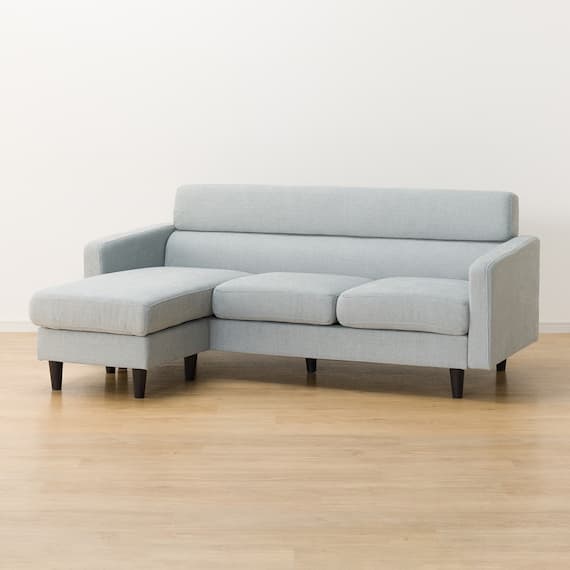 L型ソファ 布張りタイプ (DJ06ー2 GY) 7枚目画像