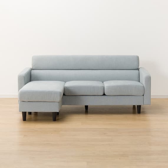 L型ソファ 布張りタイプ (DJ06ー2 GY) 8枚目画像