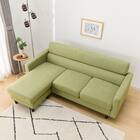 L型ソファ 布張りタイプ (DJ06ｰ2 GR) 6枚目画像