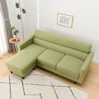 L型ソファ 布張りタイプ (DJ06ー2 GR) 6枚目画像