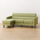 L型ソファ 布張りタイプ (DJ06ー2 GR) 7枚目画像