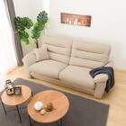 3人掛けソファ 布張りタイプ (Nポケット BS12 H-LO AQ-BE) 2枚目画像