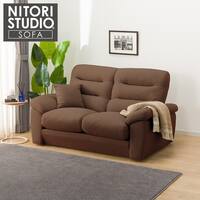 2人掛けソファ 布張りタイプ (Nポケット BS12 S-LO AQ-BR)