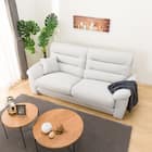 3人掛け布張りソファ(Nポケット BS12 H-LO Nシールド AQ-LGY) 2枚目画像