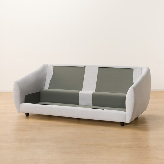 3人掛け布張りソファ(ポケット BS09 NシールドAQ-LGY) 10枚目画像