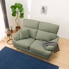 2人掛けソファ 布張りタイプ (Nポケット BS13 AQ-YGR) 2枚目画像