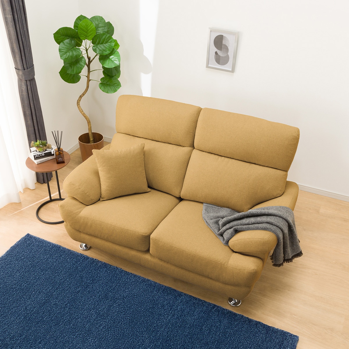 ニトリ　2人用布張りソファ　Nシールド ニトリ 2人掛け布張りソファ(Nポケット BS12 H-LO Nシールド AQ