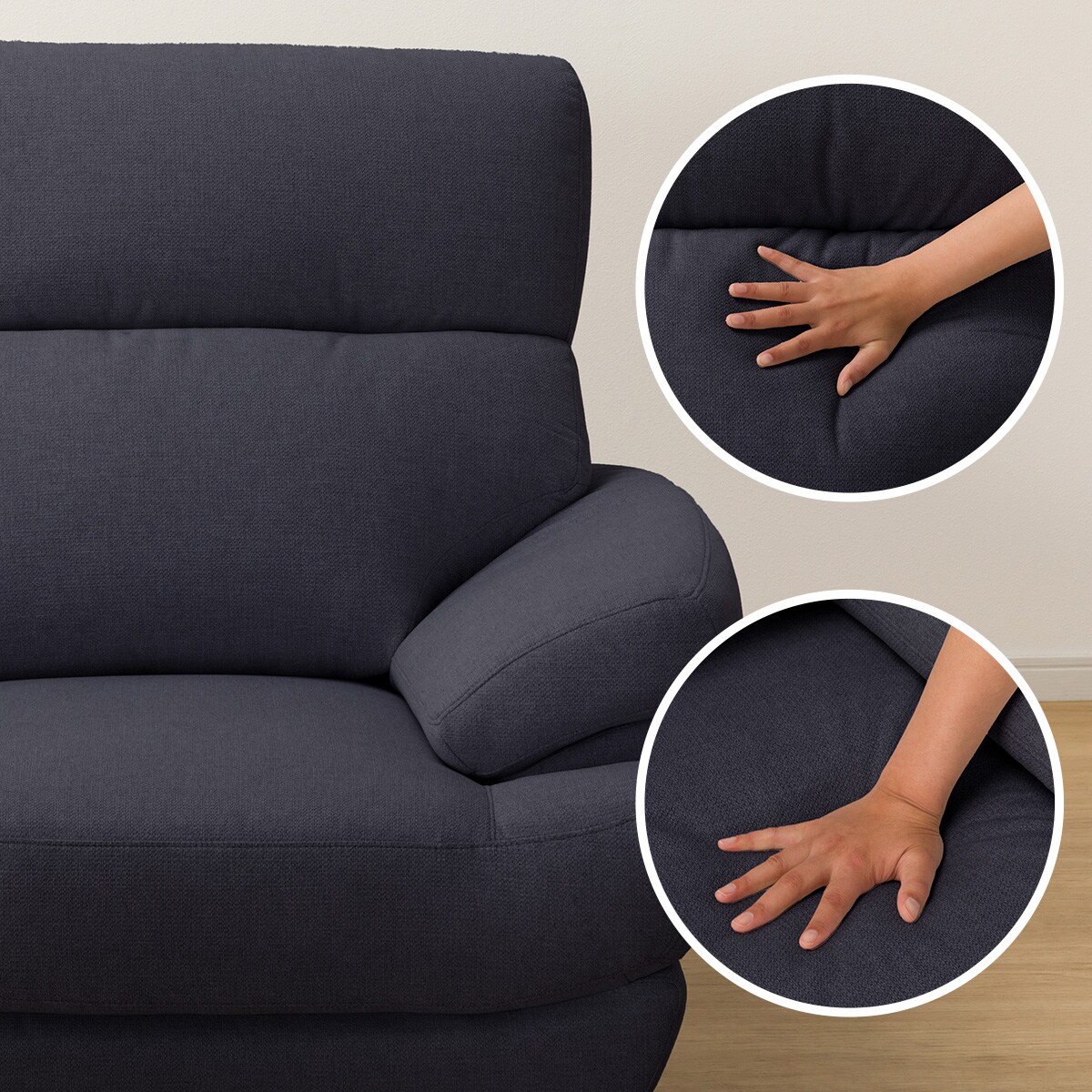 ニトリ 2人掛けソファ【Nシールド A13 BK】 ニトリ 2人掛けソファ【Nシールド A13 BK】 nitori-net_1146698