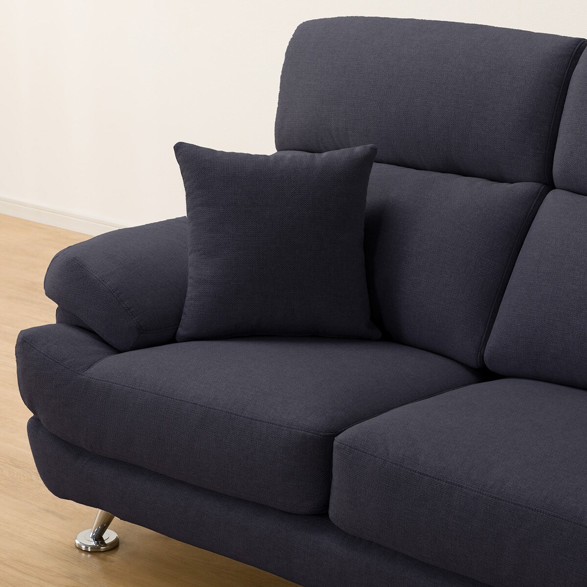 A716♠️ニトリ Nシールド CATS3 BK/IV 黒2人掛けソファ ニトリ製黒