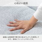 布張り片肘2人掛けソファ(ヴァリ 左肘 DGY)【島忠ホームズ商品】 9枚目画像