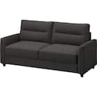 3人掛け収納付きソファ 布張りタイプ (BV01 DGY) 1枚目画像